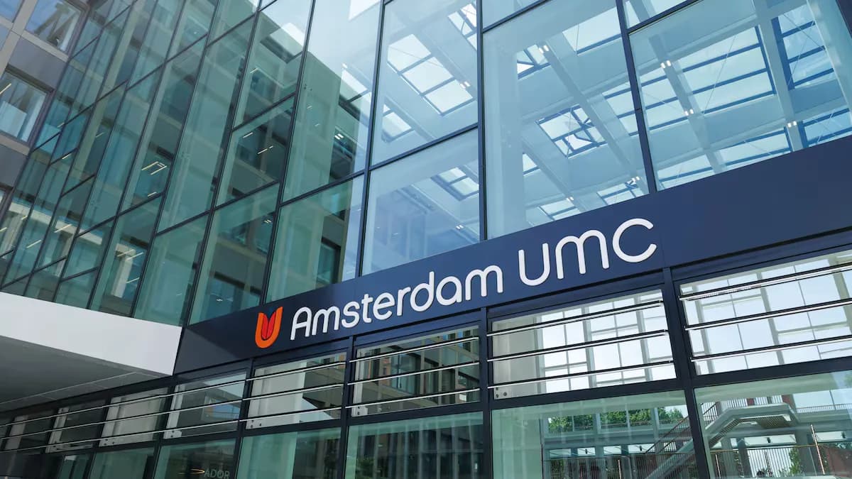 Main entrance of Amsterdam UMC