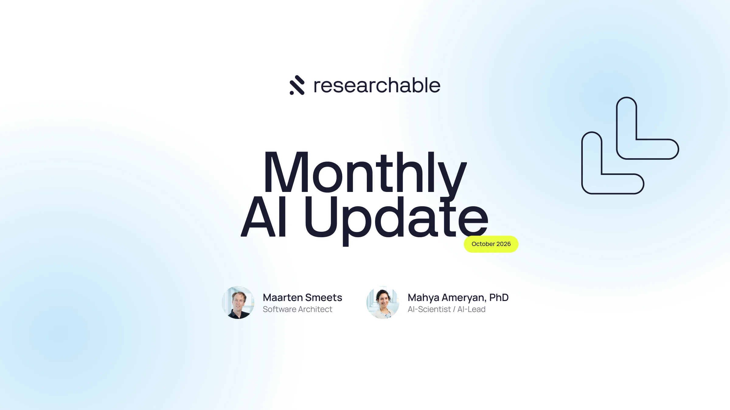 Monthly AI Update oktober 2026 van Researchable
